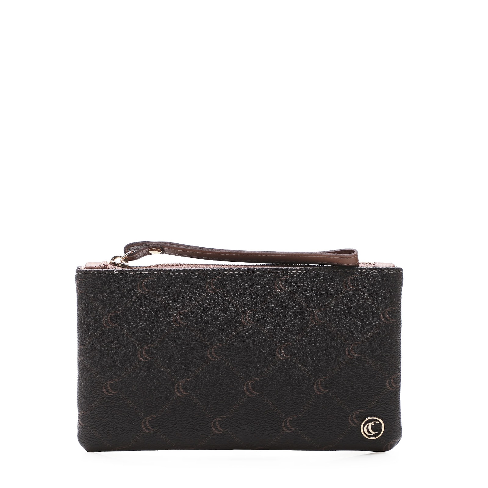 Bolsa Pequena Monograma Marrom
