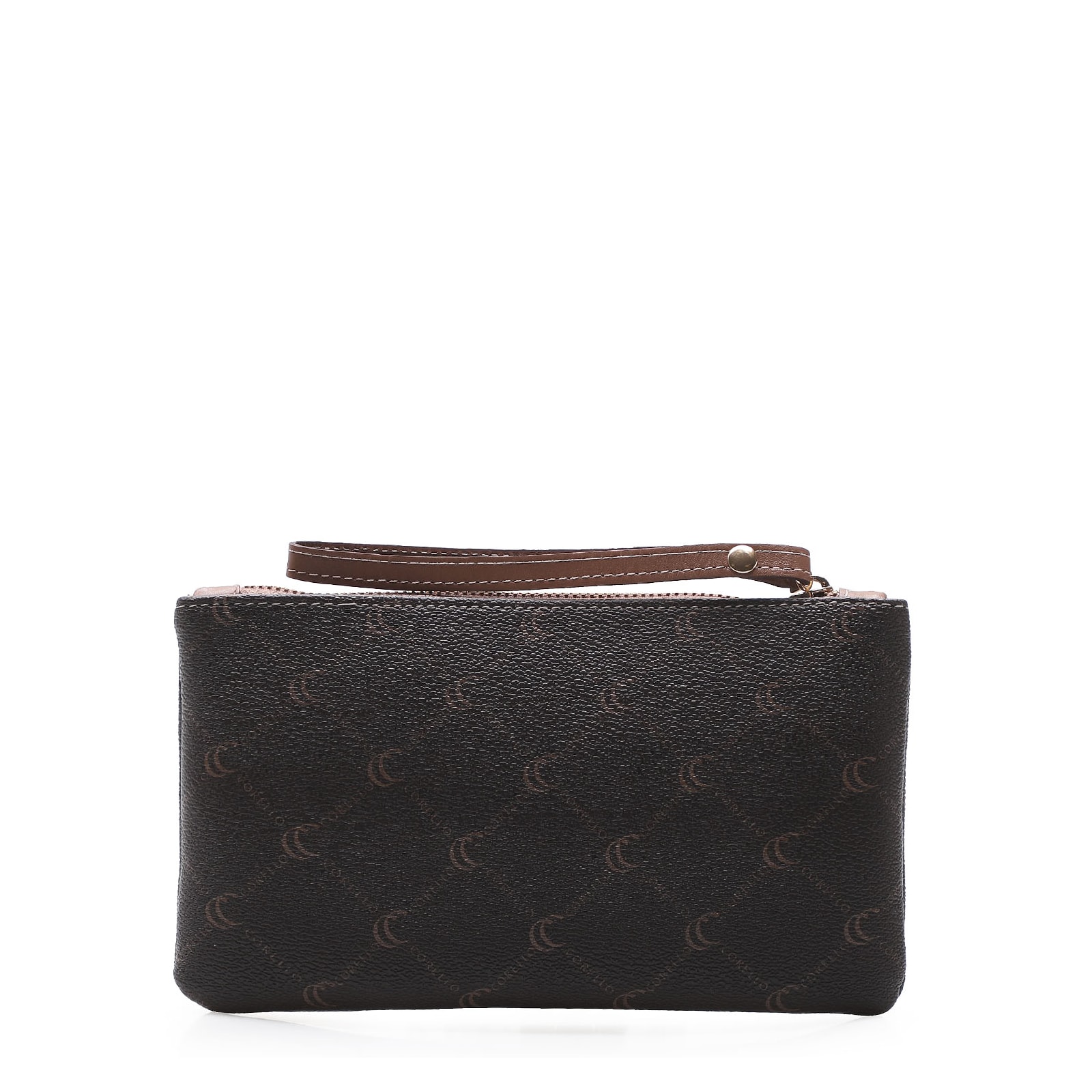 Bolsa Pequena Monograma Marrom