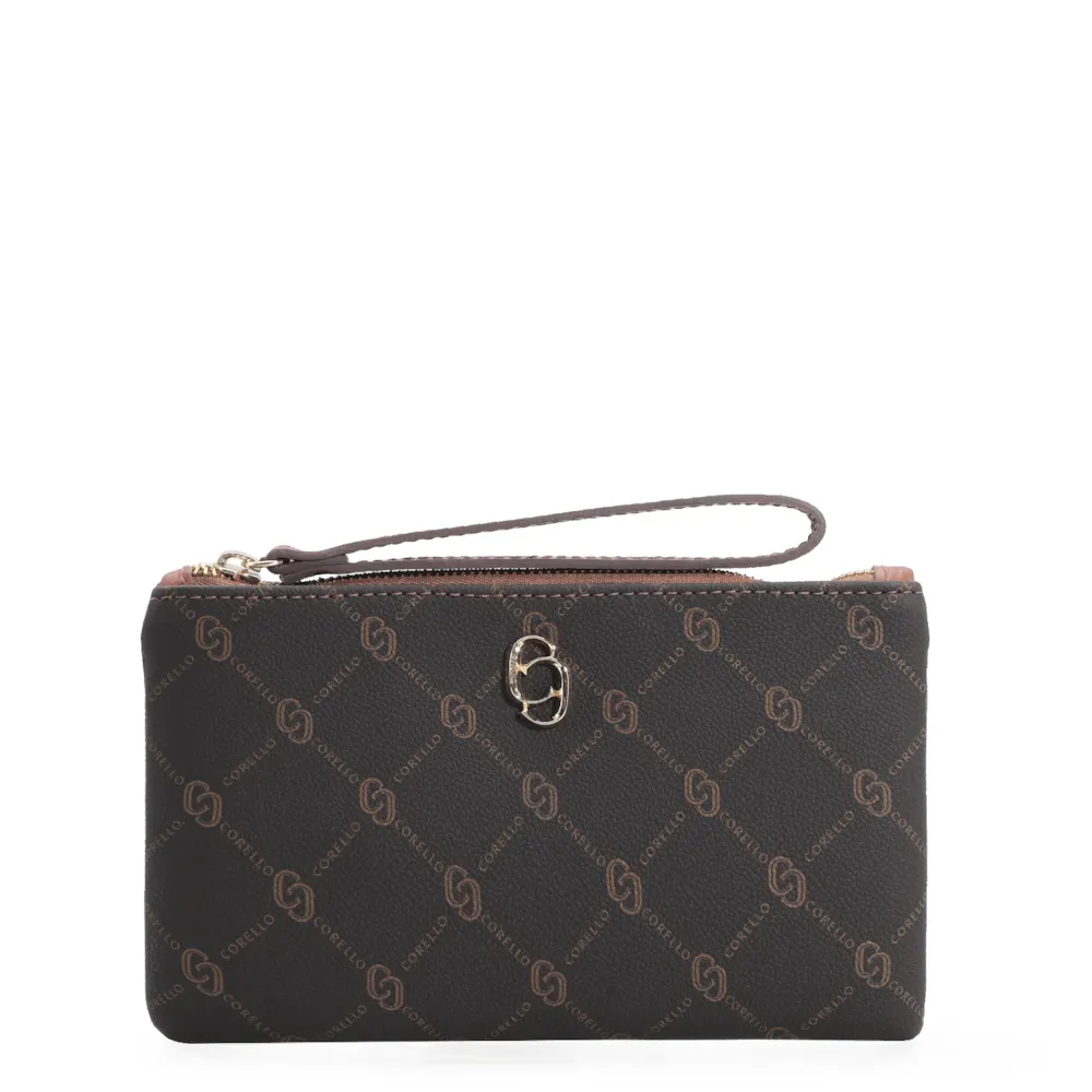 Bolsa Pequena Monograma Marrom