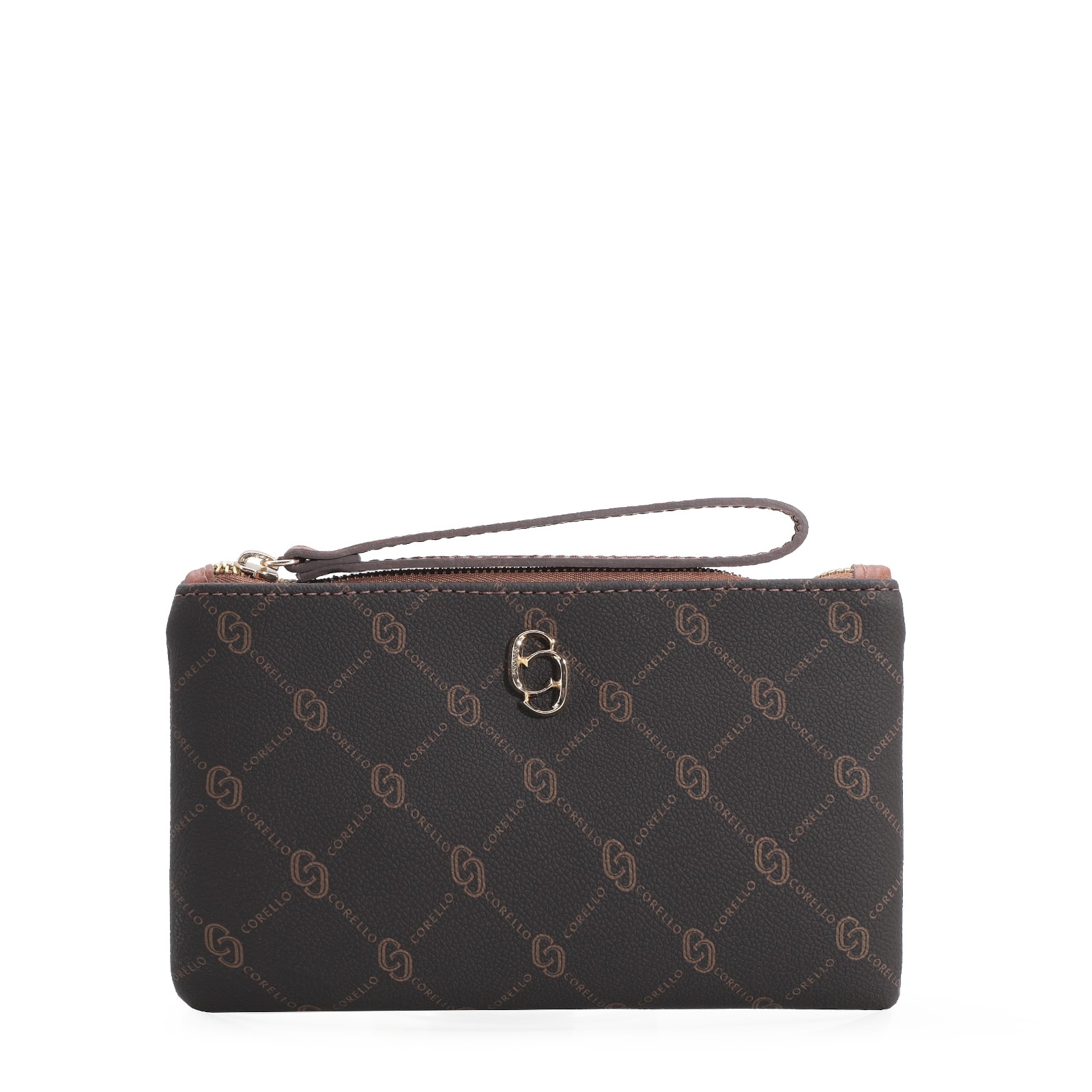 Bolsa Pequena Monograma Marrom