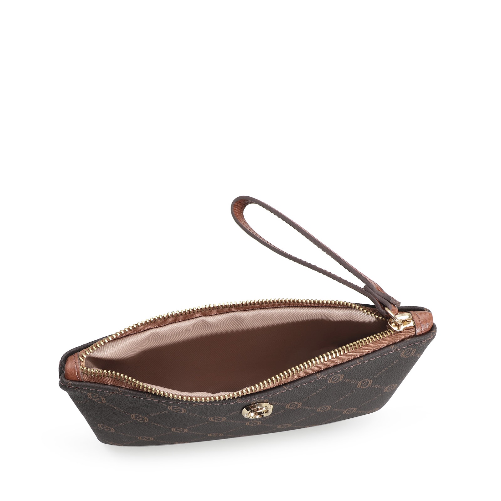 Bolsa Pequena Monograma Marrom