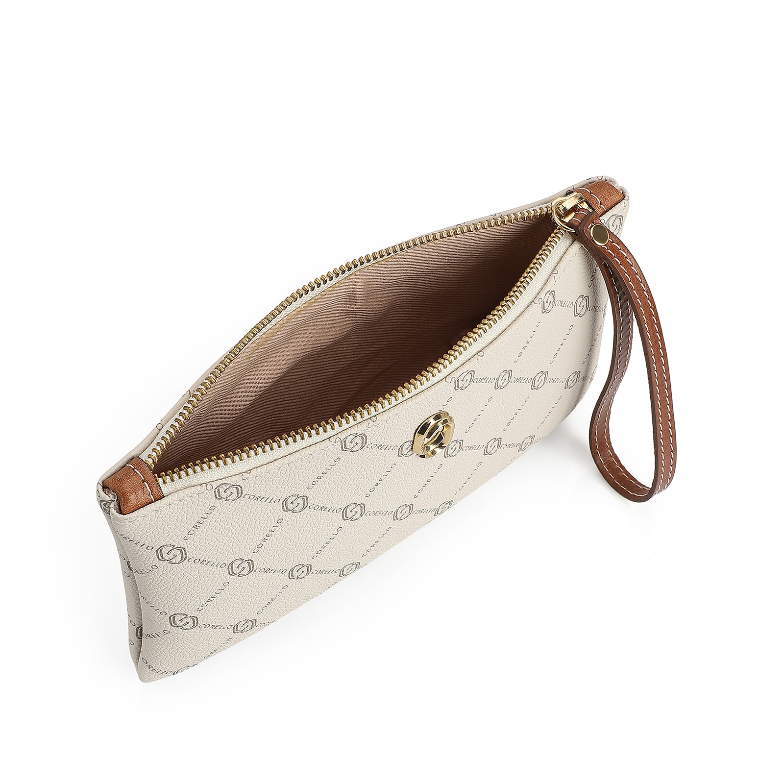 Bolsa Pequena Monograma Off White