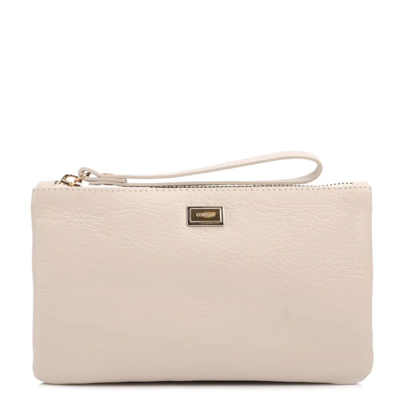 Bolsa Pequena Off White  Couro Antique Tag