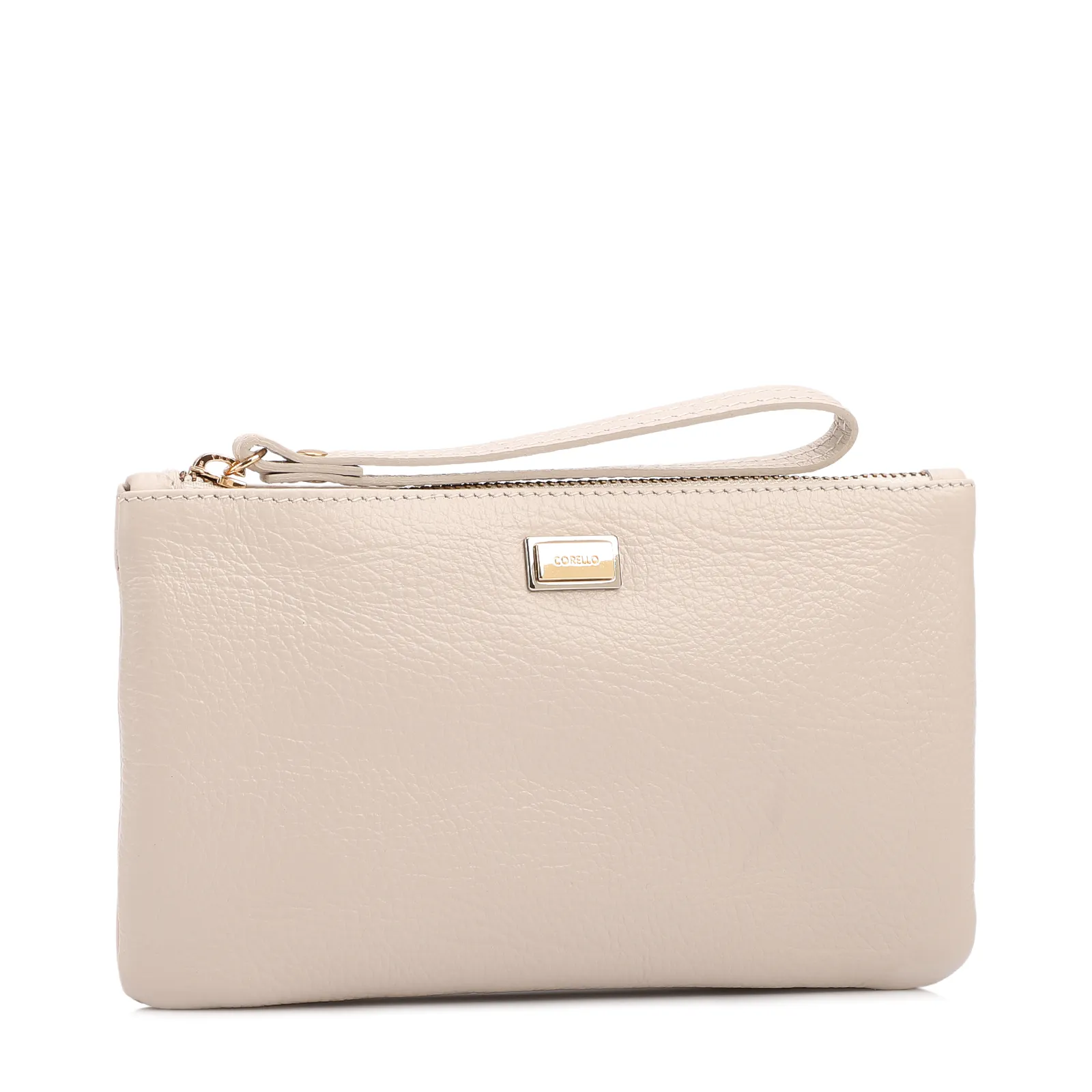 Bolsa Pequena Off White Couro Antique Tag