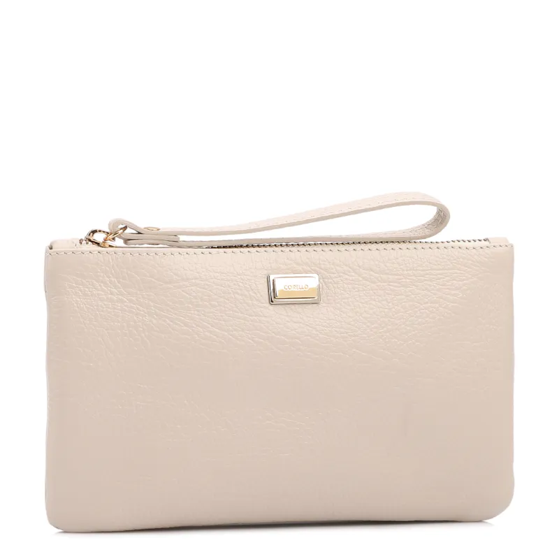 Bolsa Pequena Off White  Couro Antique Tag - foto 2