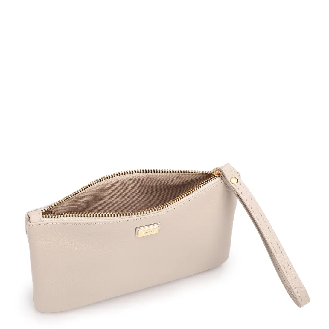 Bolsa Pequena Off White  Couro Antique Tag - foto 4
