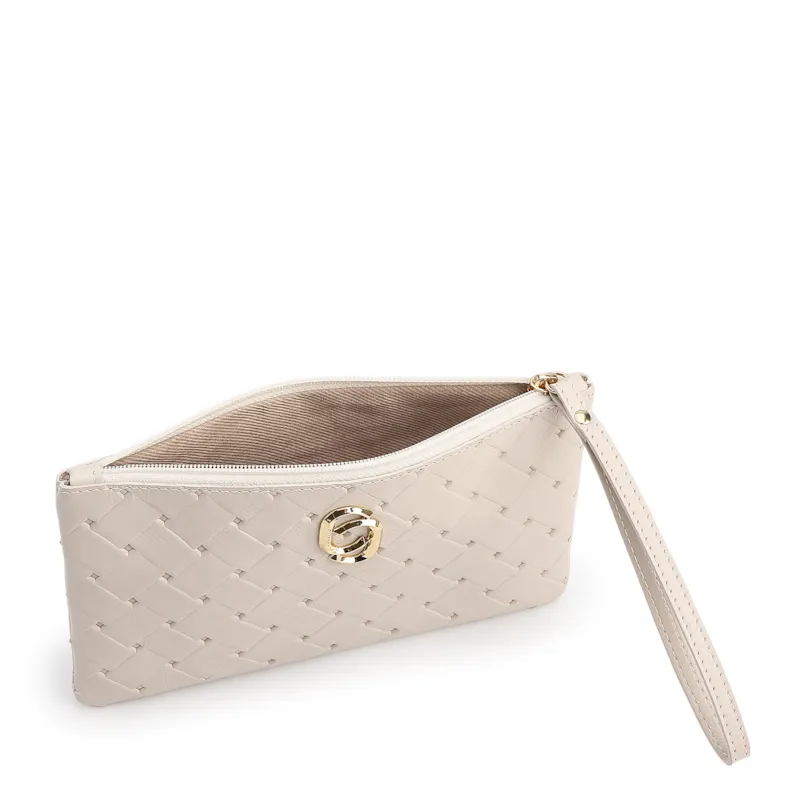 Bolsa Pequena Off White Couro Max Tressê - foto 4