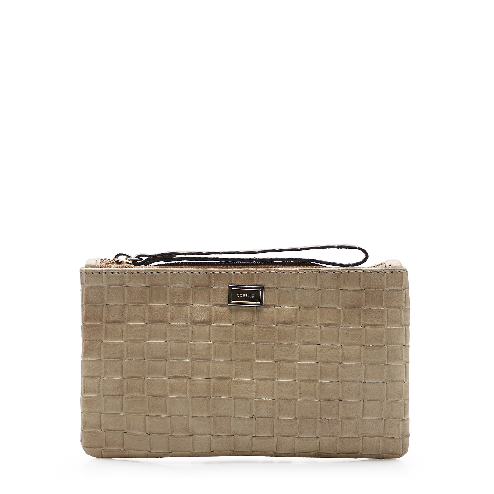 Bolsa Pequena Tressê Bege