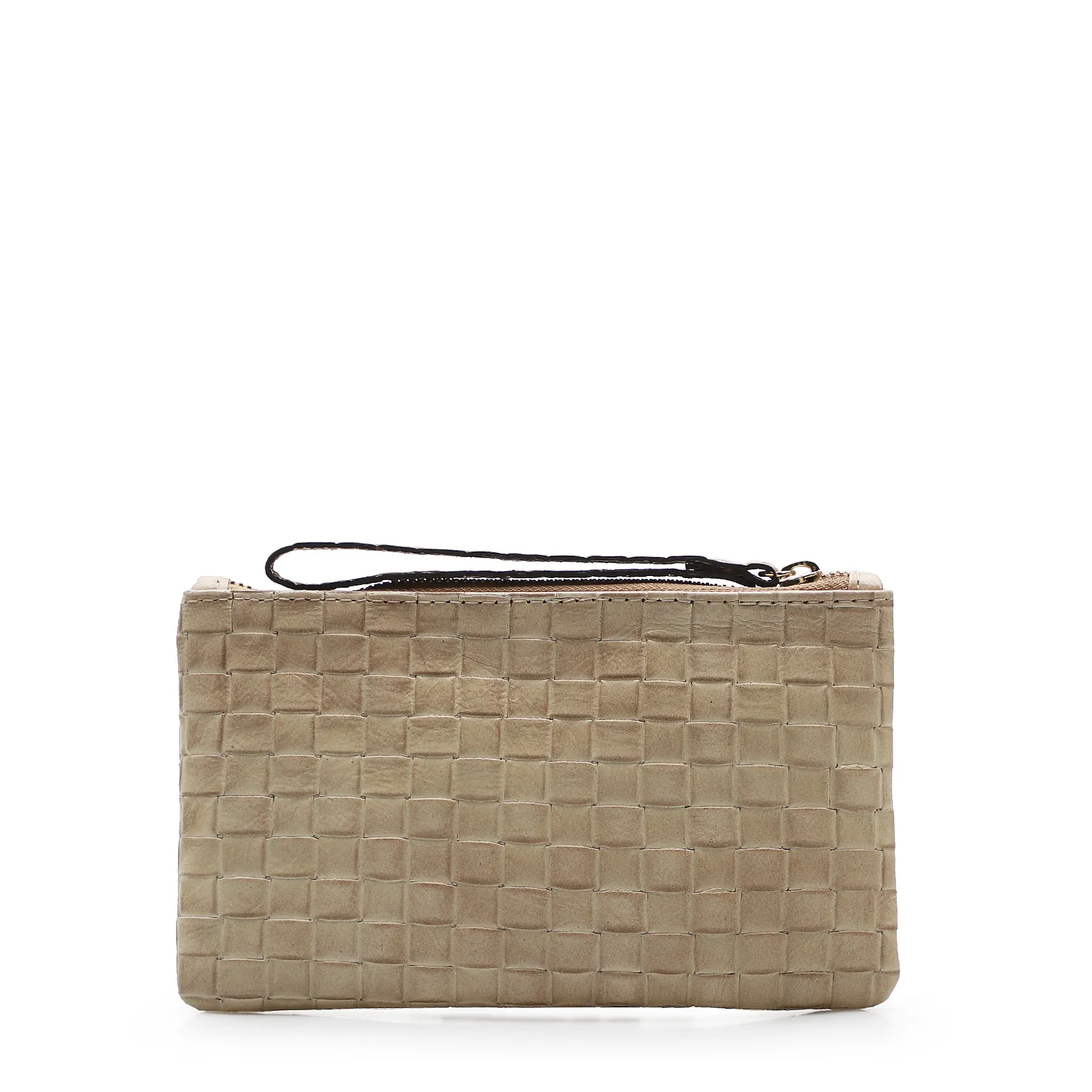Bolsa Pequena Tressê Bege