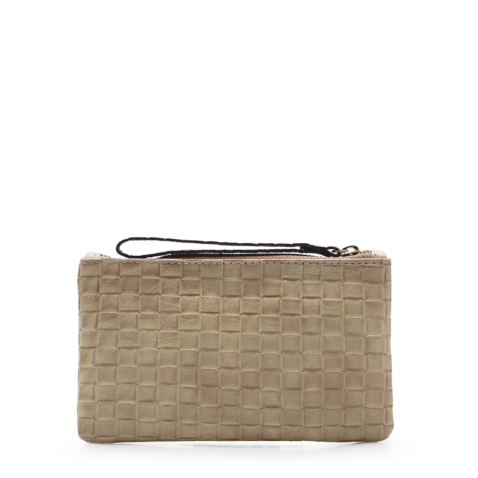 Bolsa Pequena Tressê Bege