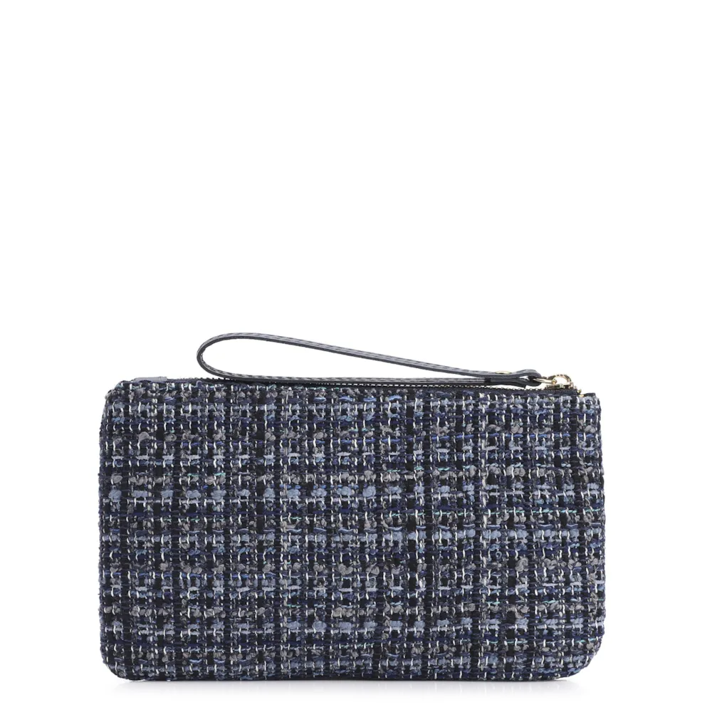 Bolsa Pequena Tweed Azul - imagem 3