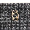 Bolsa Pequena Tweed Preto - imagem 5
