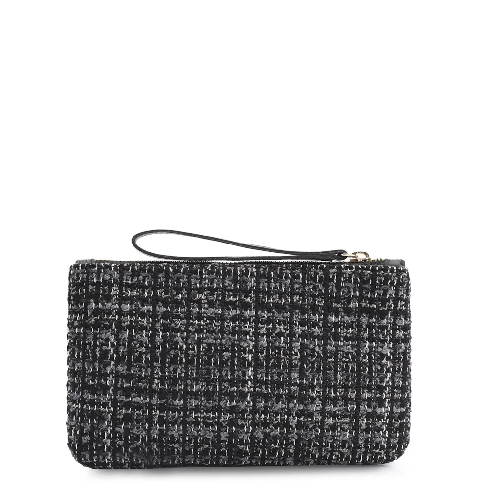 Bolsa Pequena Tweed Preto - imagem 3