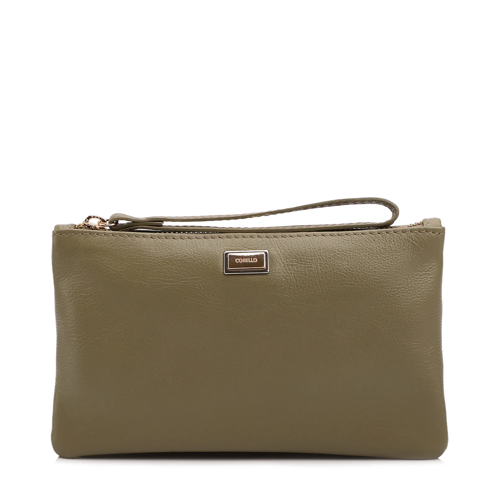 Bolsa Pequena Verde Couro Tag