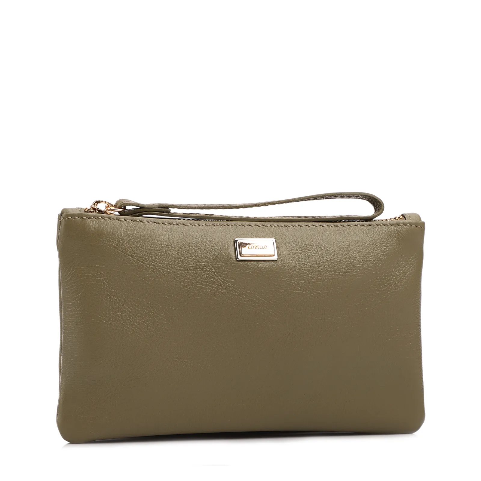 Bolsa Pequena Verde Couro Tag