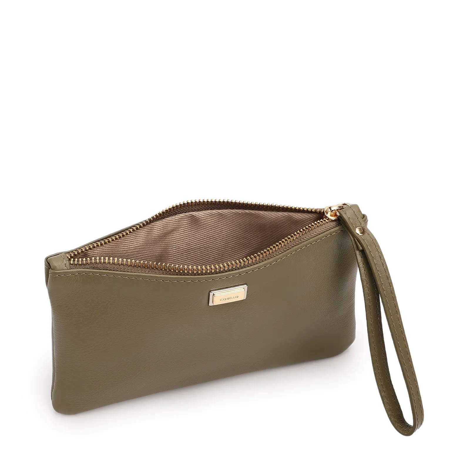 Bolsa Pequena Verde Couro Tag