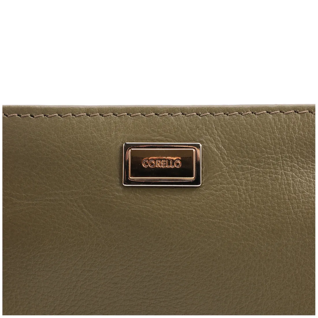 Bolsa Pequena Verde Couro Tag - foto 5