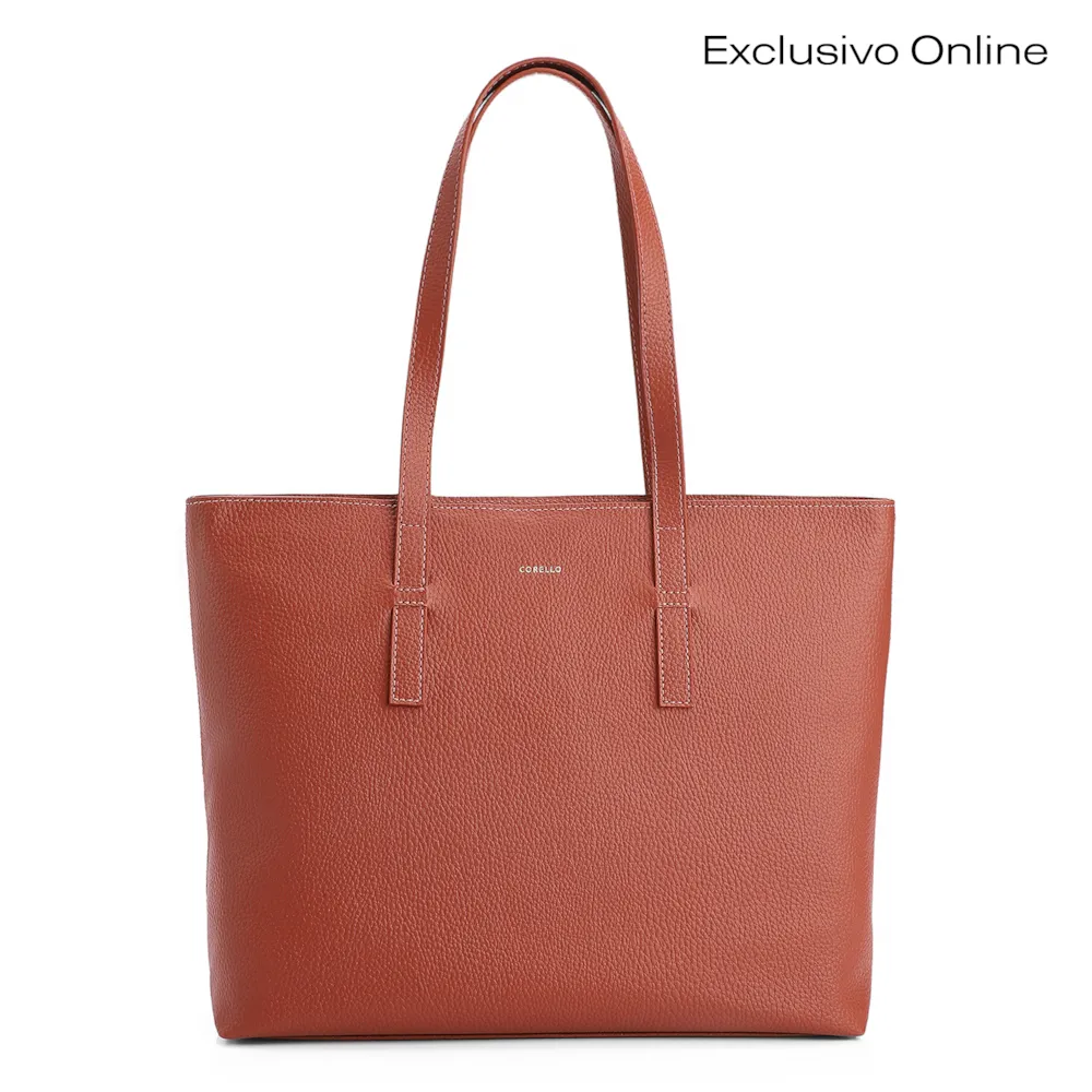 Bolsa Sacola Alt Marrom Terracota