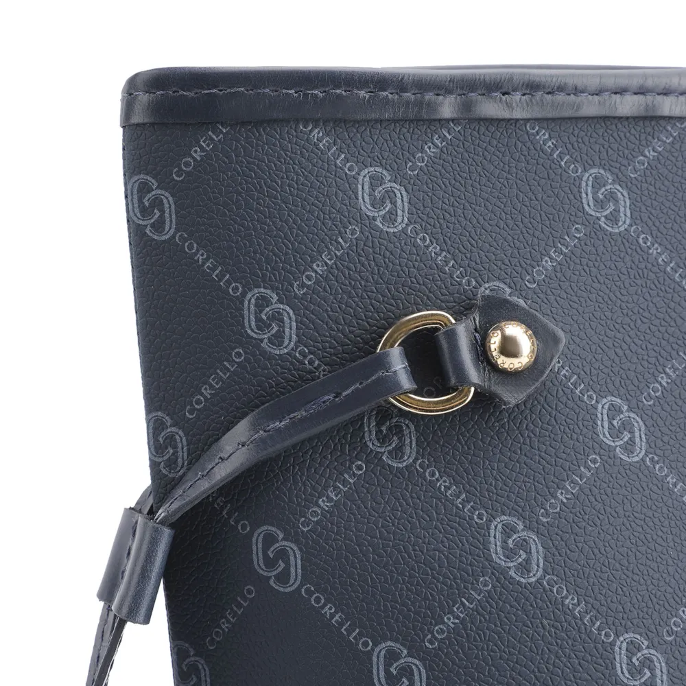 Bolsa Sacola Alt Monograma Azul - imagem 5