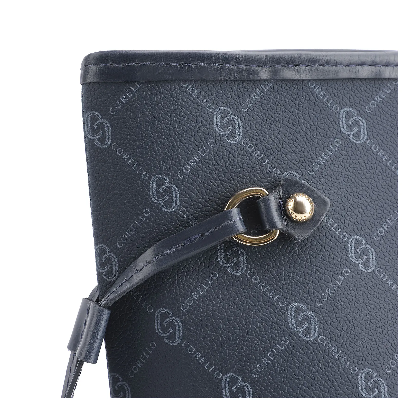 Bolsa Sacola Alt Monograma Azul