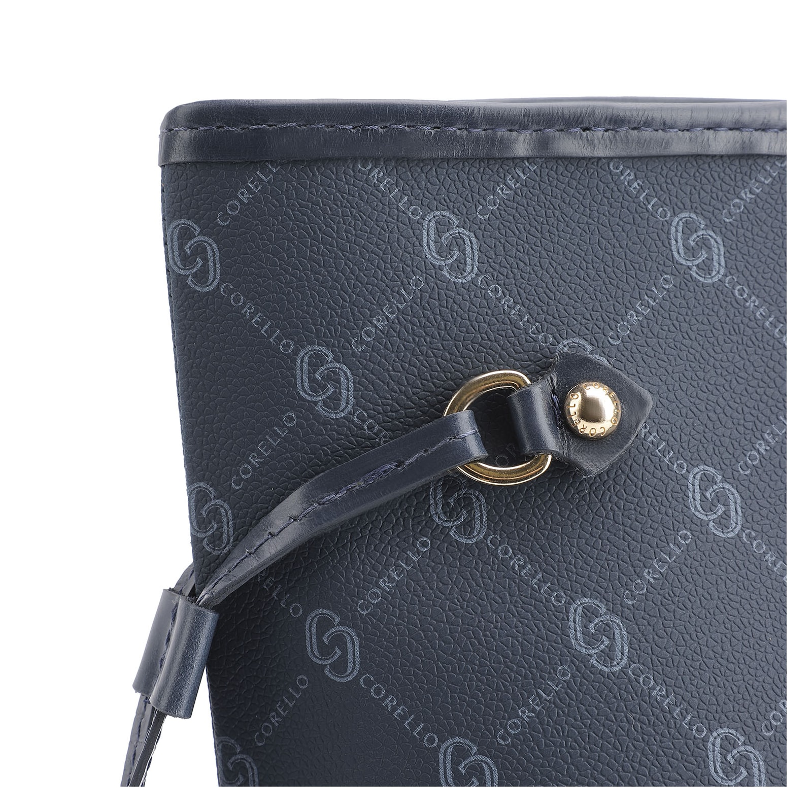 Bolsa Sacola Alt Monograma Azul