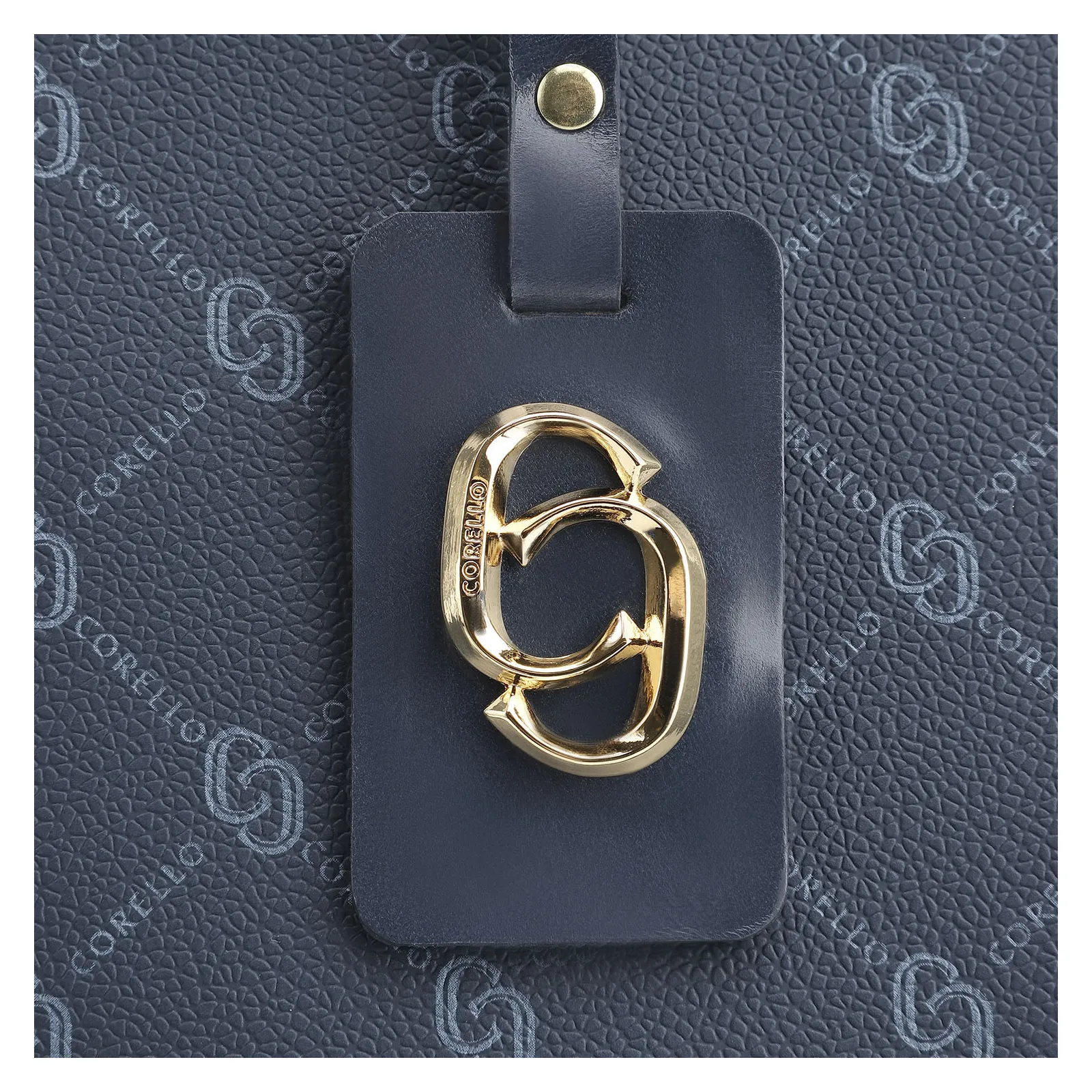 Bolsa Sacola Alt Monograma Azul