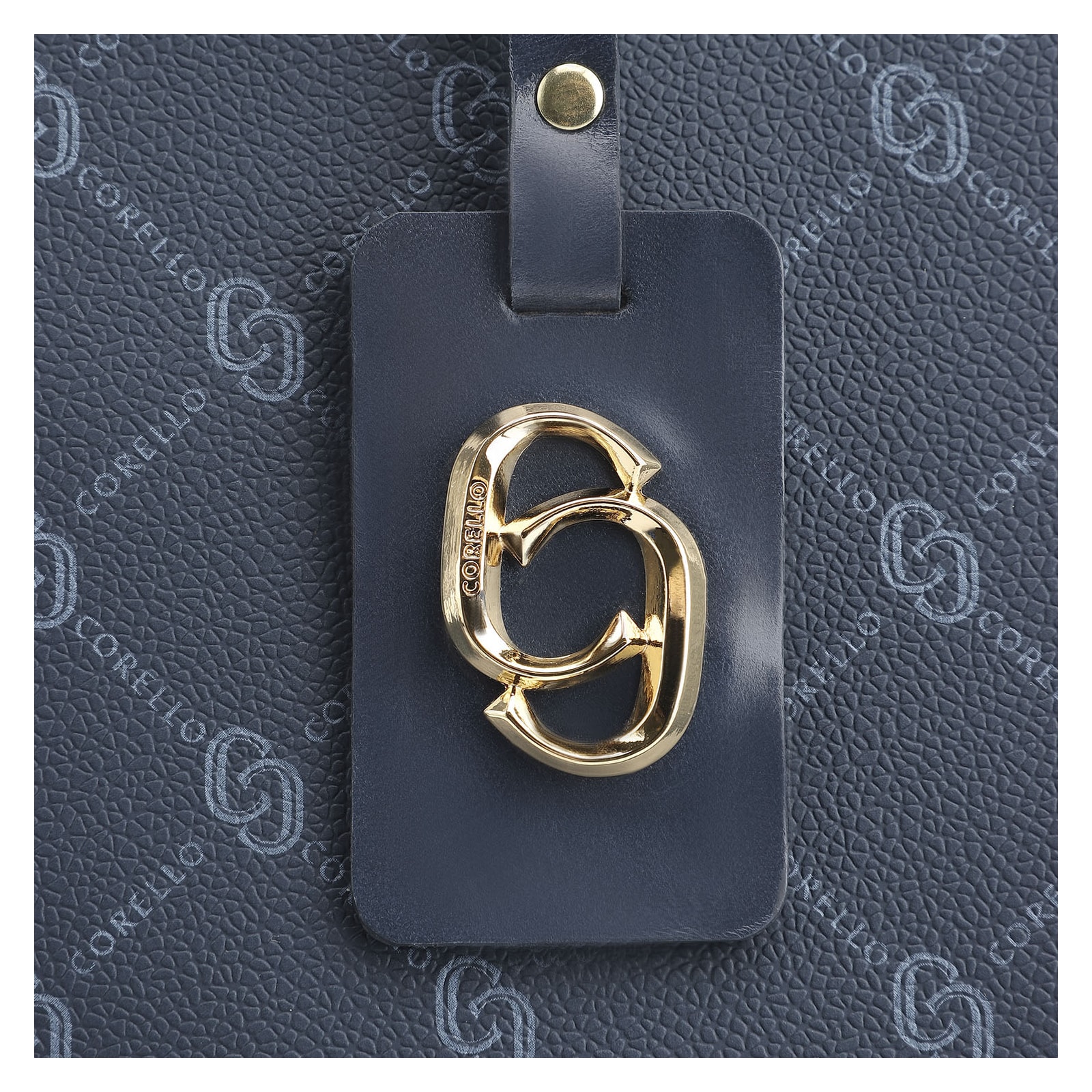 Bolsa Sacola Alt Monograma Azul