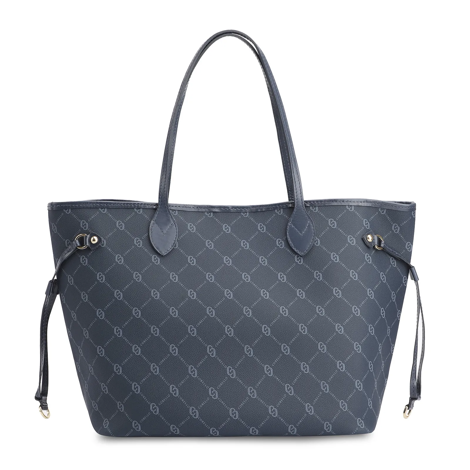 Bolsa Sacola Alt Monograma Azul