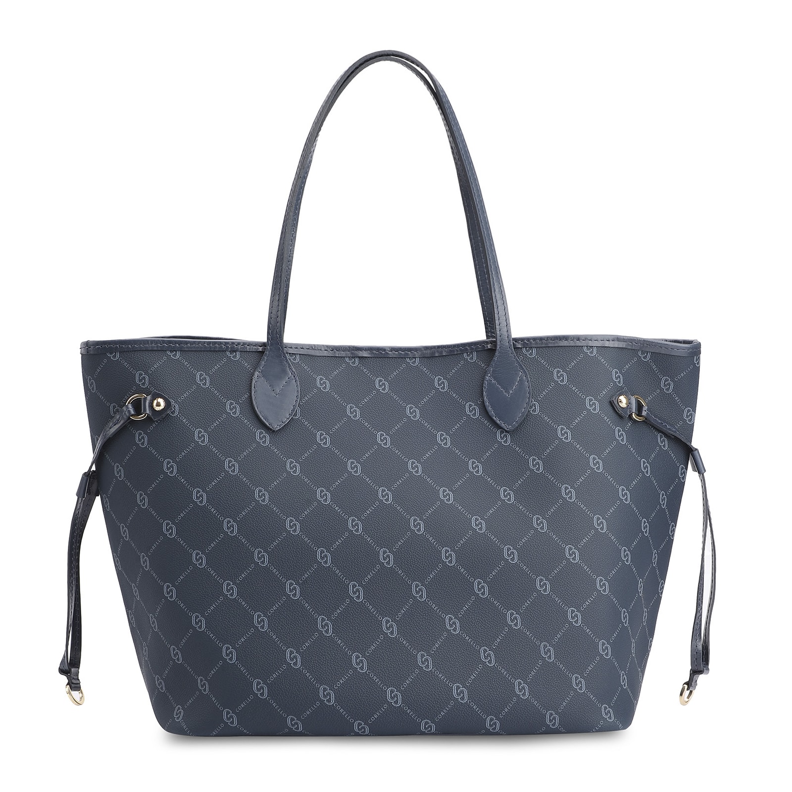 Bolsa Sacola Alt Monograma Azul