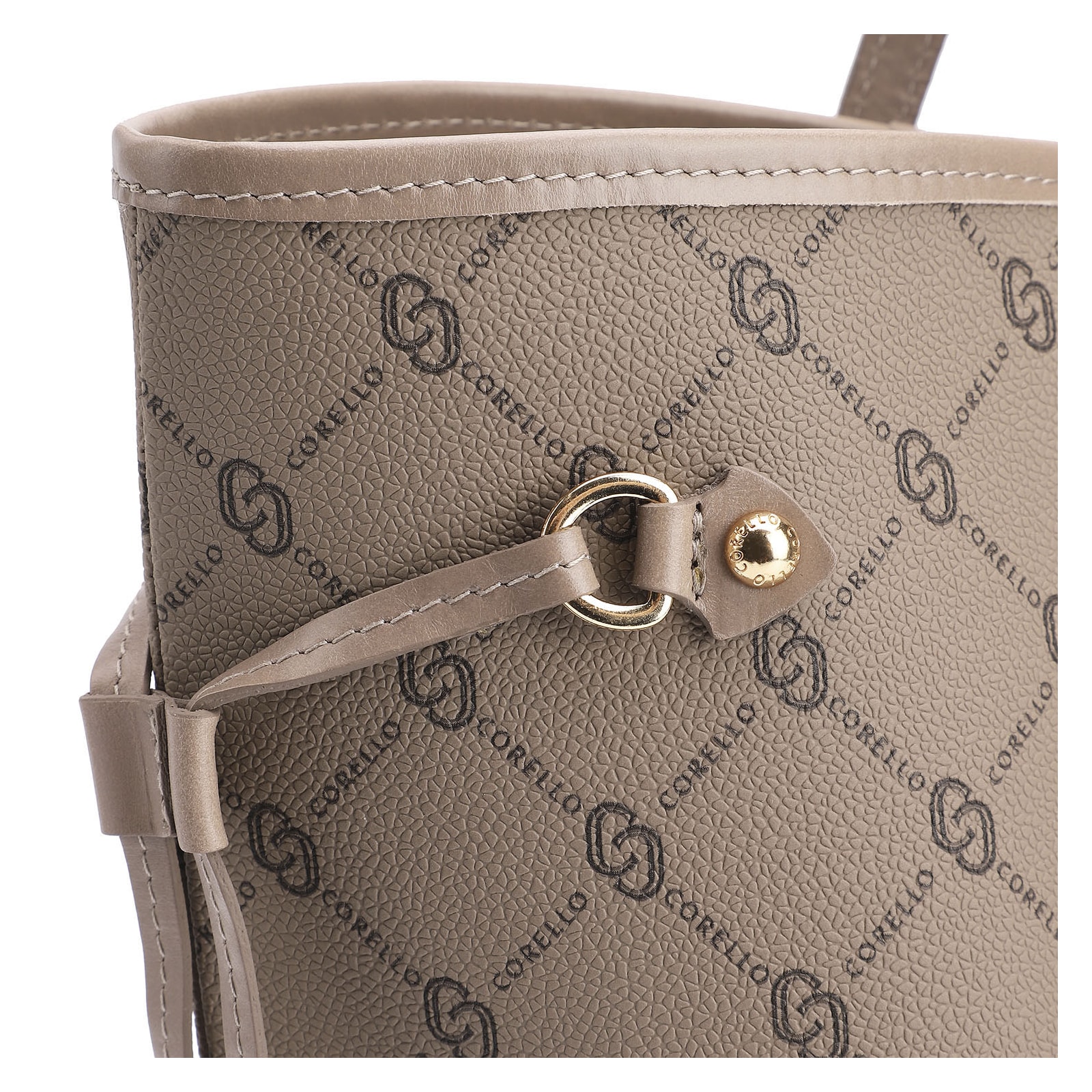 Bolsa Sacola Alt Monograma Bege