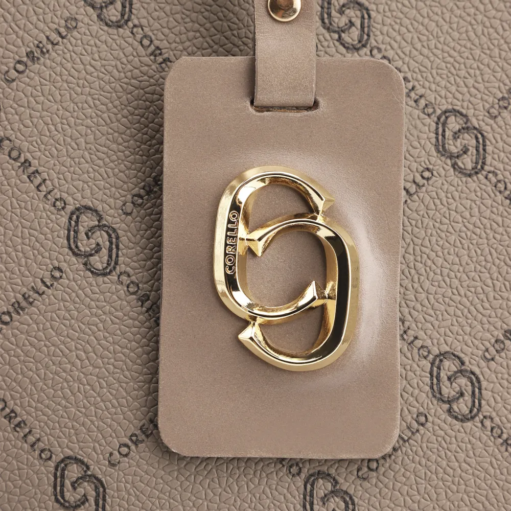 Bolsa Sacola Alt Monograma Bege - imagem 6
