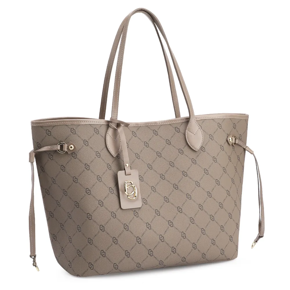 Bolsa Sacola Alt Monograma Bege - imagem 2