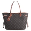 Bolsa Sacola Alt Monograma Marrom - imagem 1
