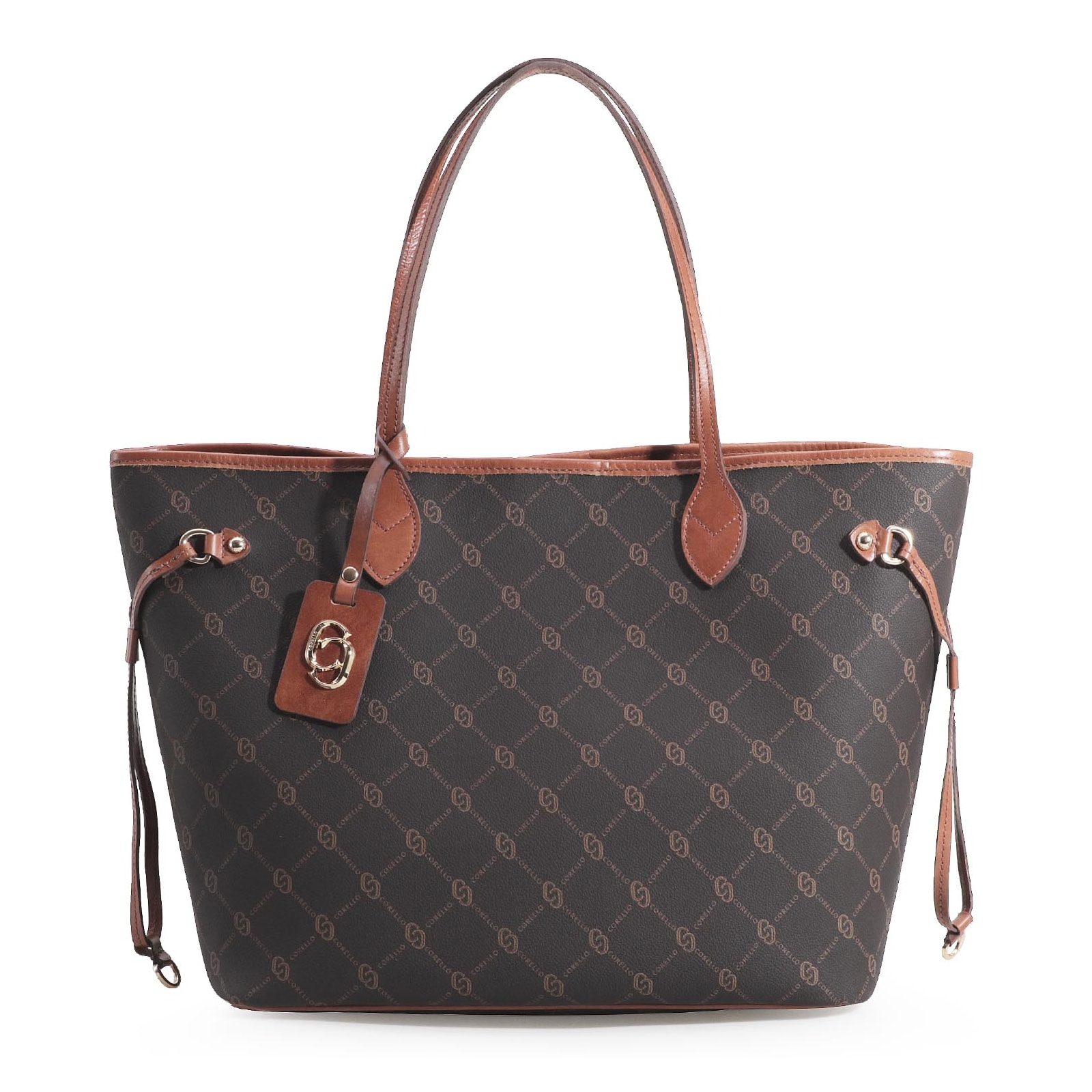 Bolsa Sacola Alt Monograma Marrom