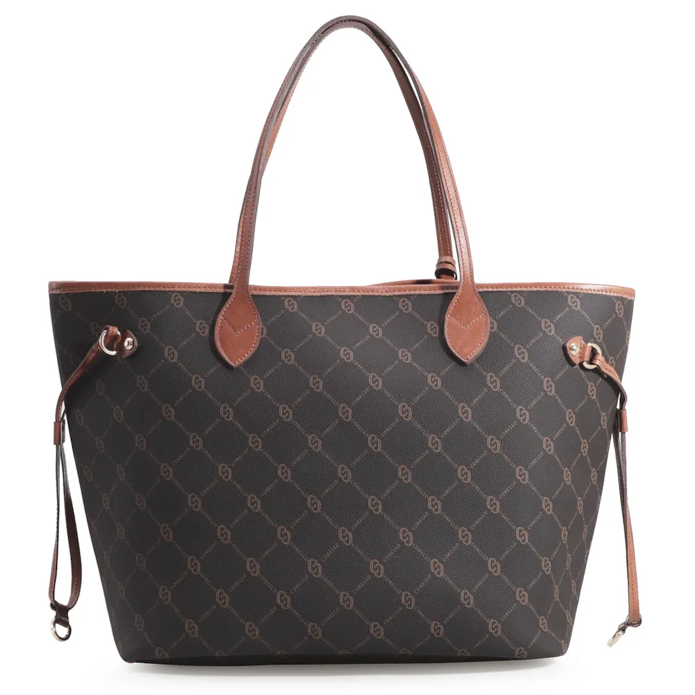 Bolsa Sacola Alt Monograma Marrom - imagem 4