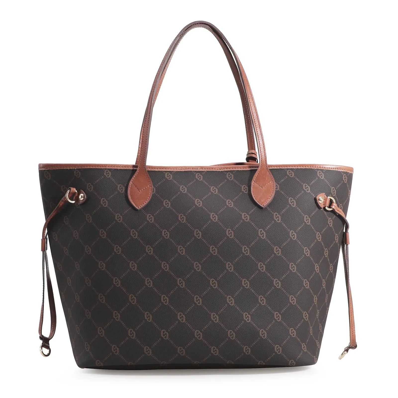 Bolsa Sacola Alt Monograma Marrom