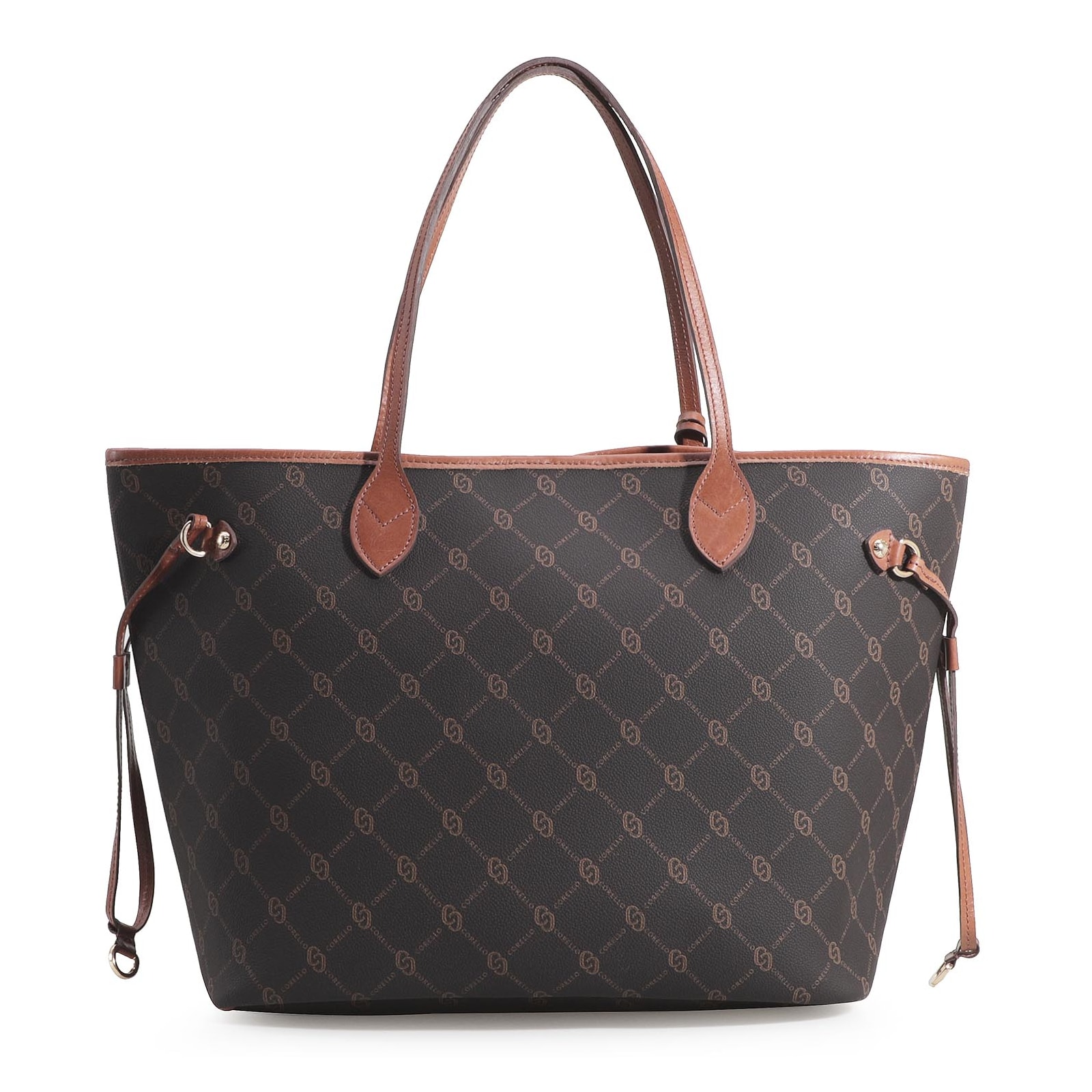 Bolsa Sacola Alt Monograma Marrom