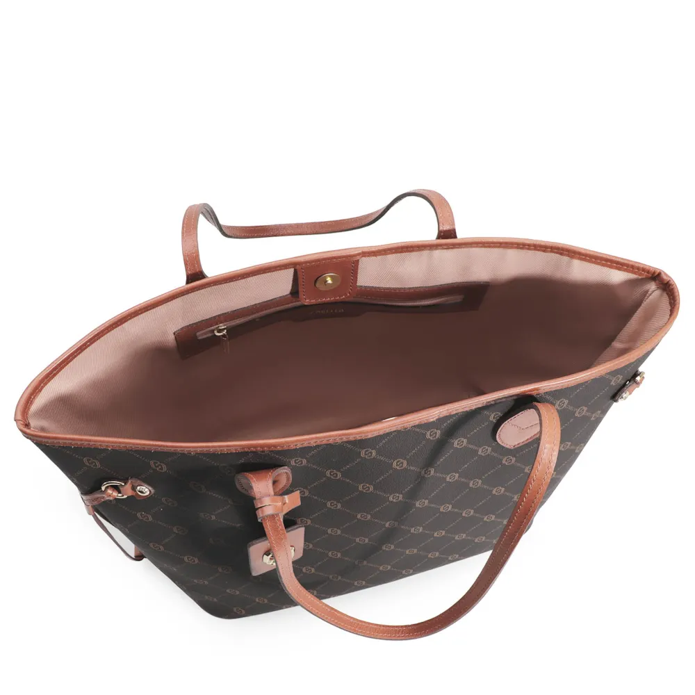 Bolsa Sacola Alt Monograma Marrom - imagem 5