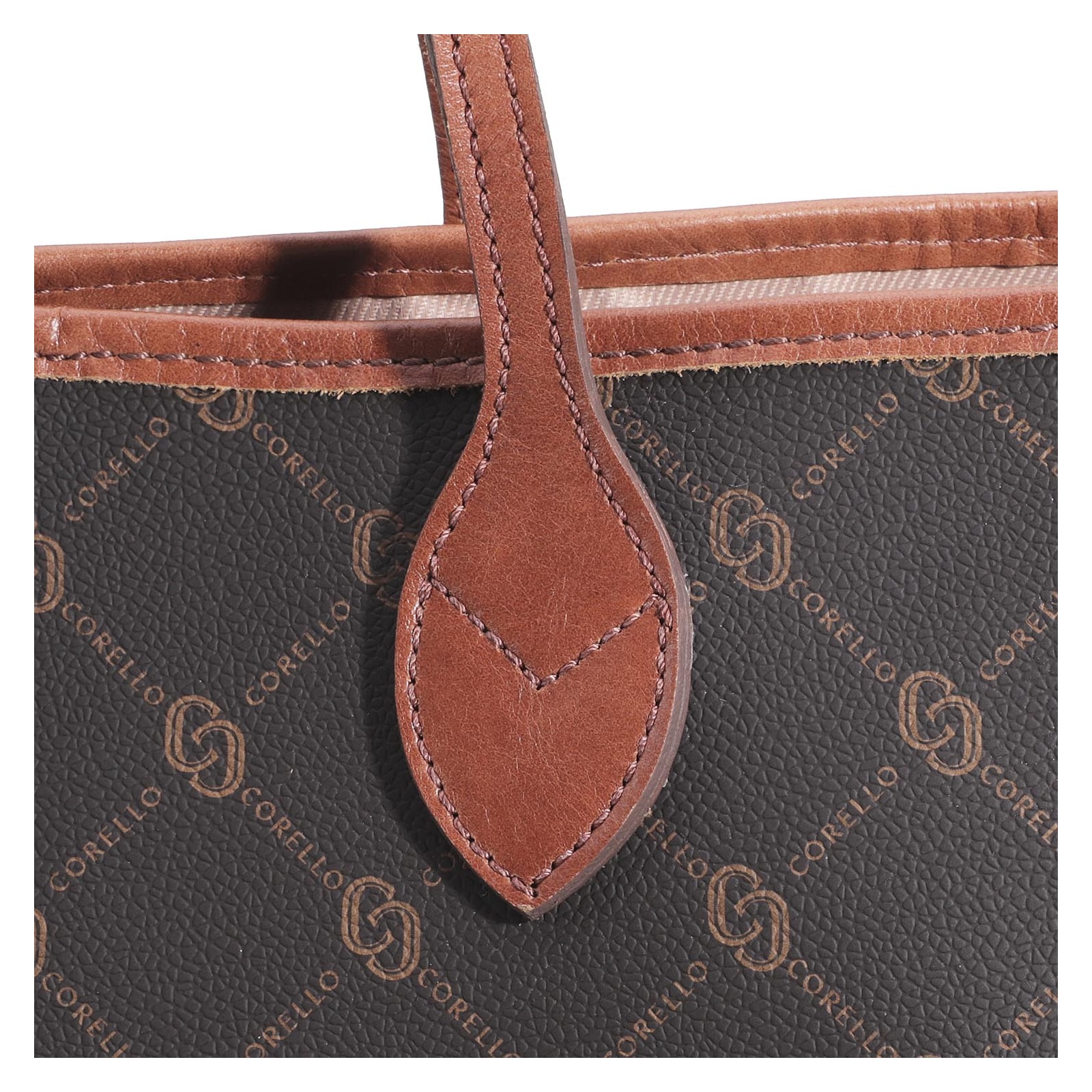 Bolsa Sacola Alt Monograma Marrom