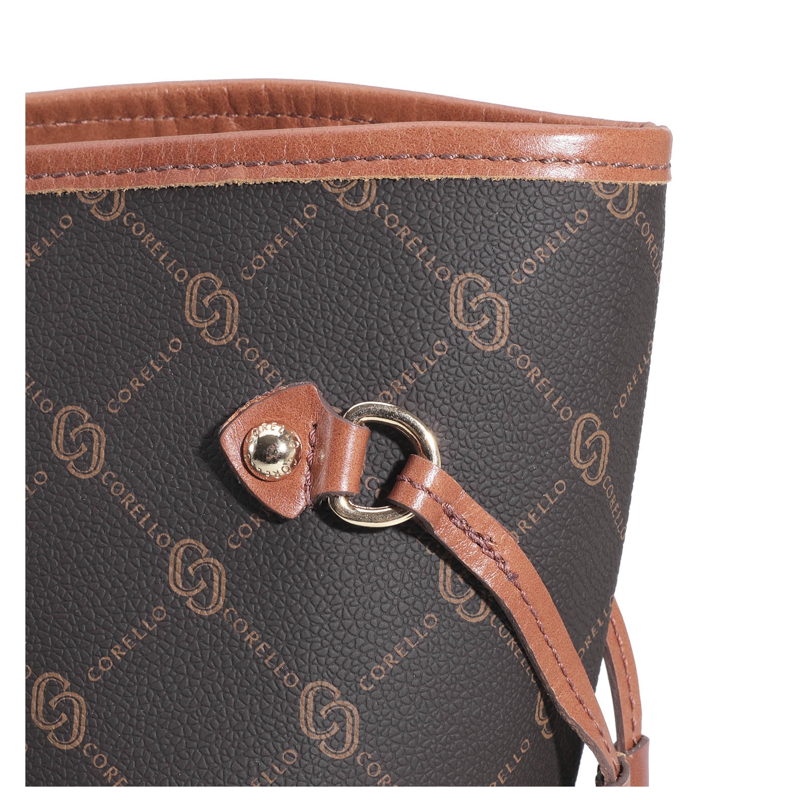 Bolsa Sacola Alt Monograma Marrom