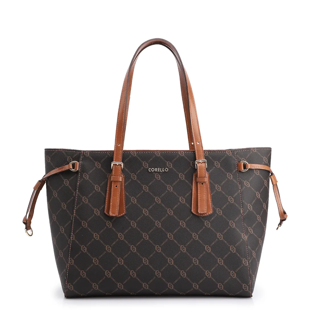 Bolsa Sacola Alt Monograma Marrom