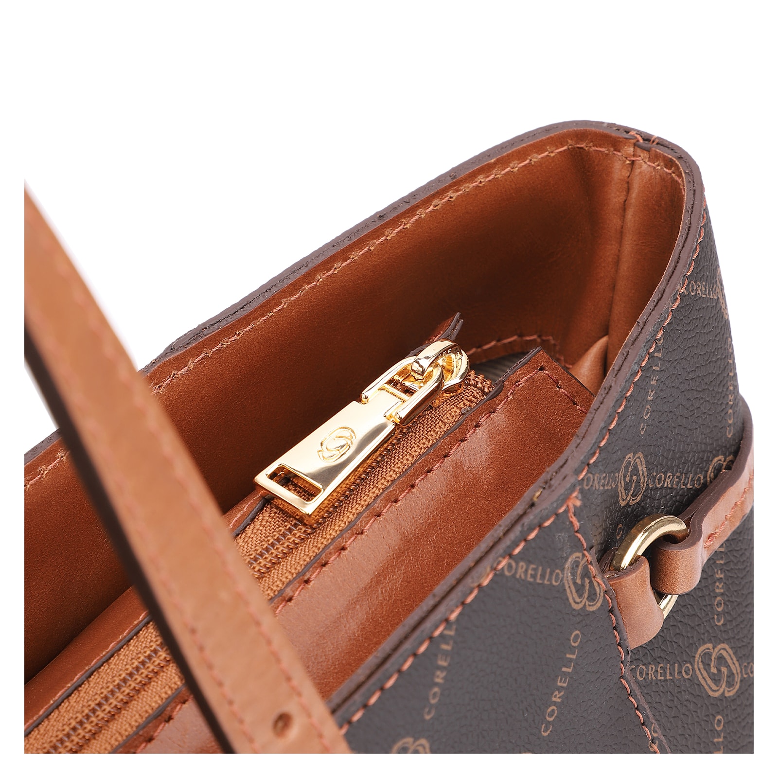 Bolsa Sacola Alt Monograma Marrom