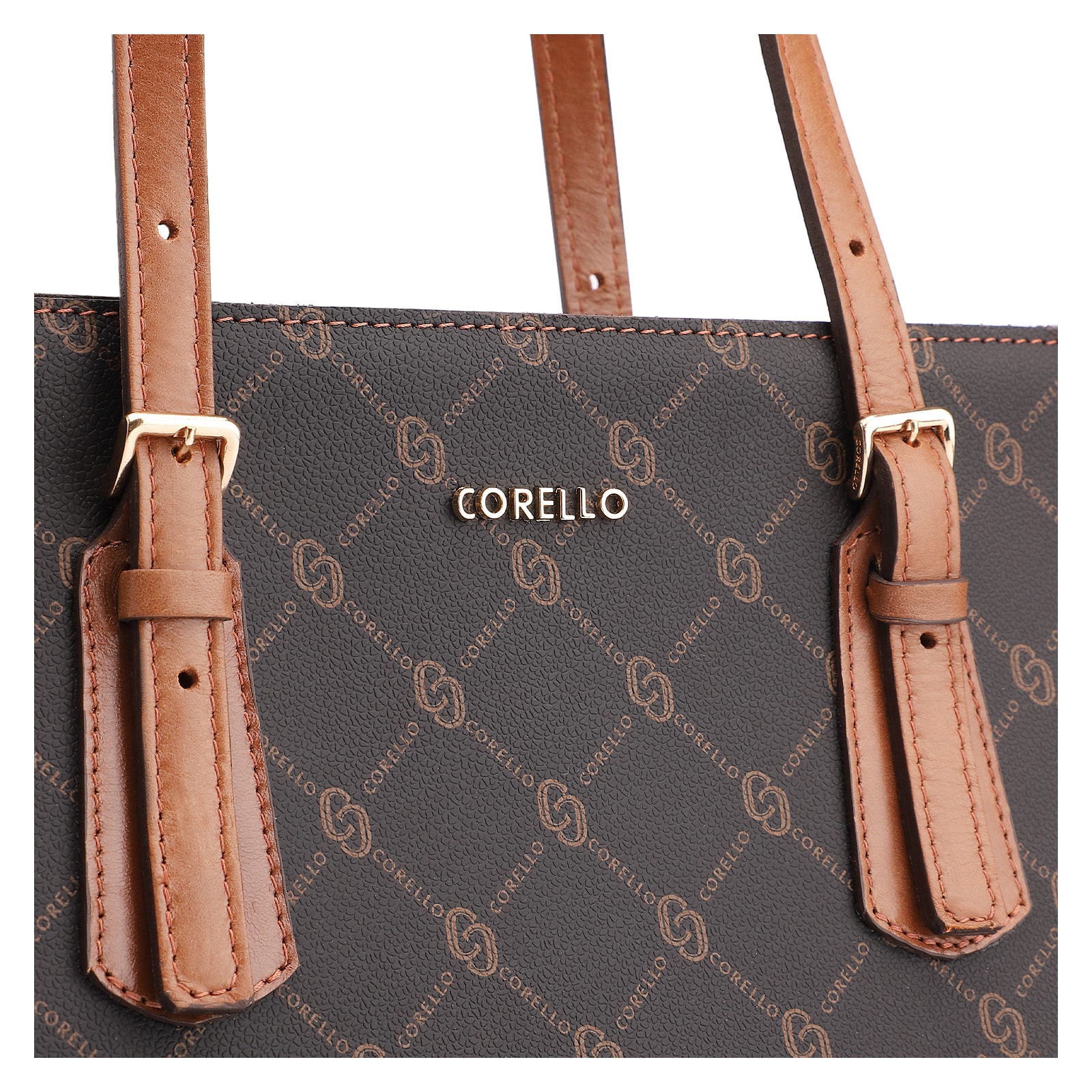 Bolsa Sacola Alt Monograma Marrom