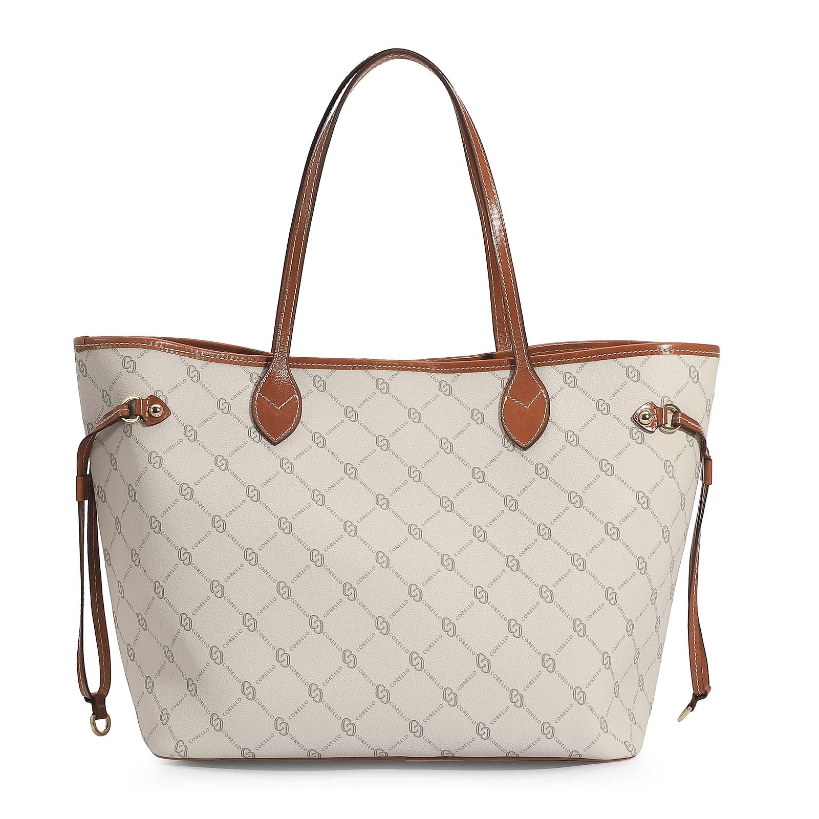 Bolsa Sacola Alt Monograma Off White