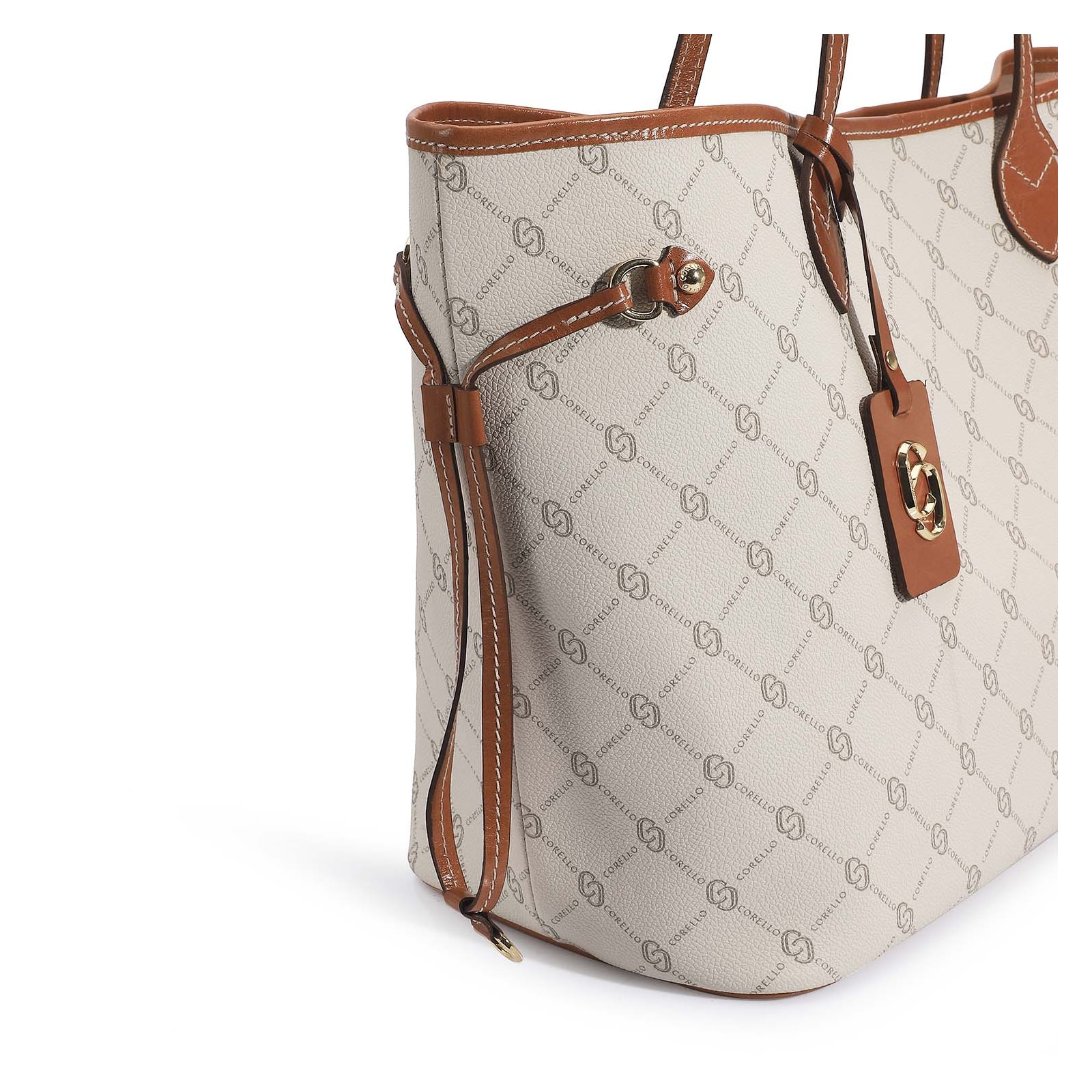Bolsa Sacola Alt Monograma Off White