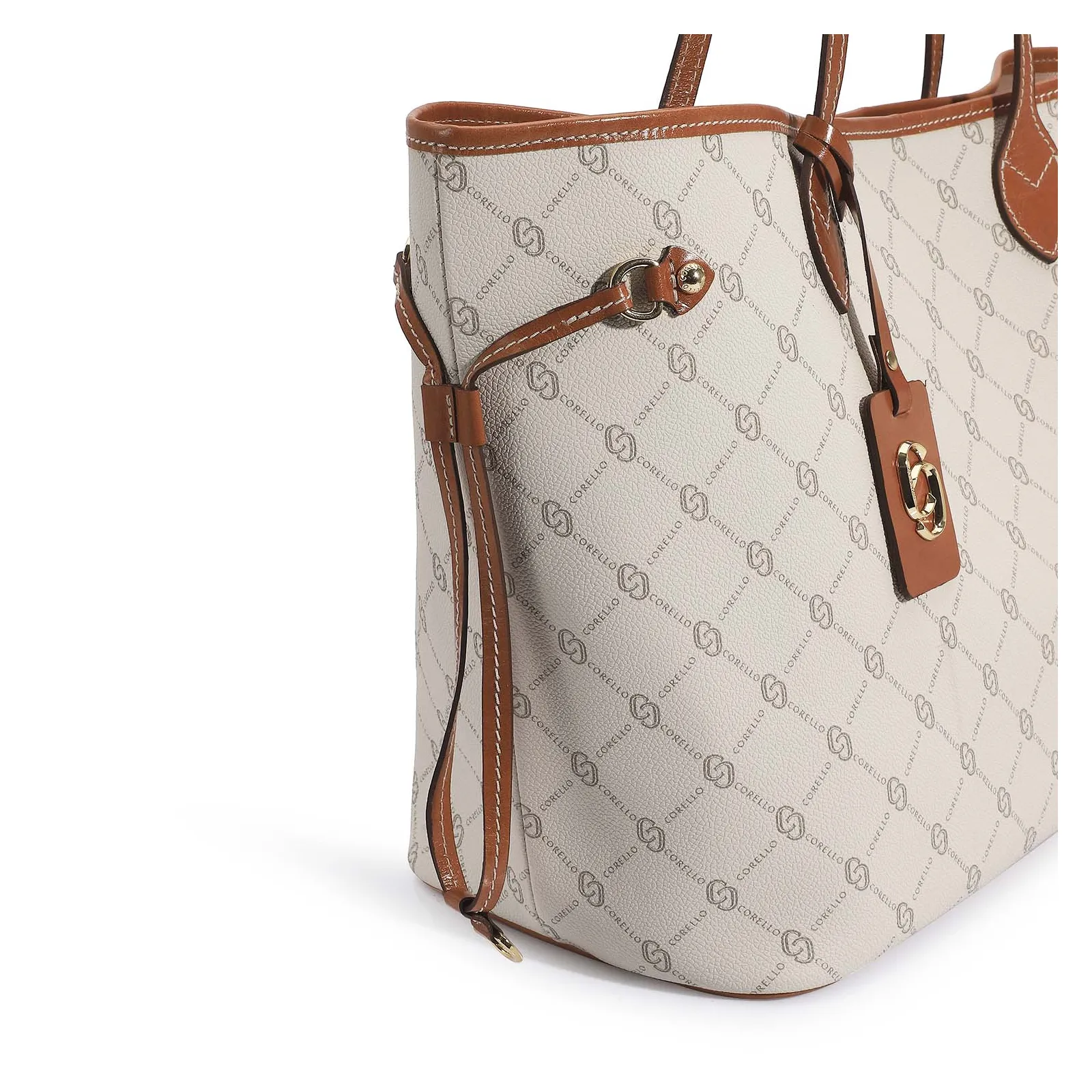 Bolsa Sacola Alt Monograma Off White