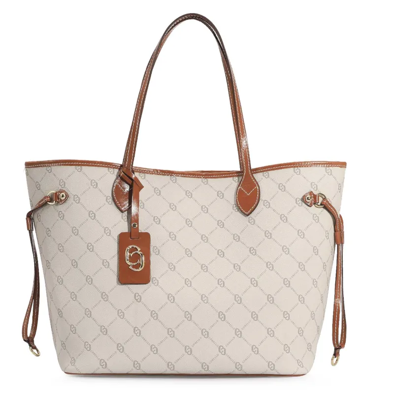 Bolsa Sacola Alt Monograma Off White