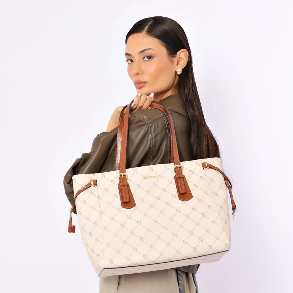 Bolsa Sacola Alt Monograma Off White - imagem 2