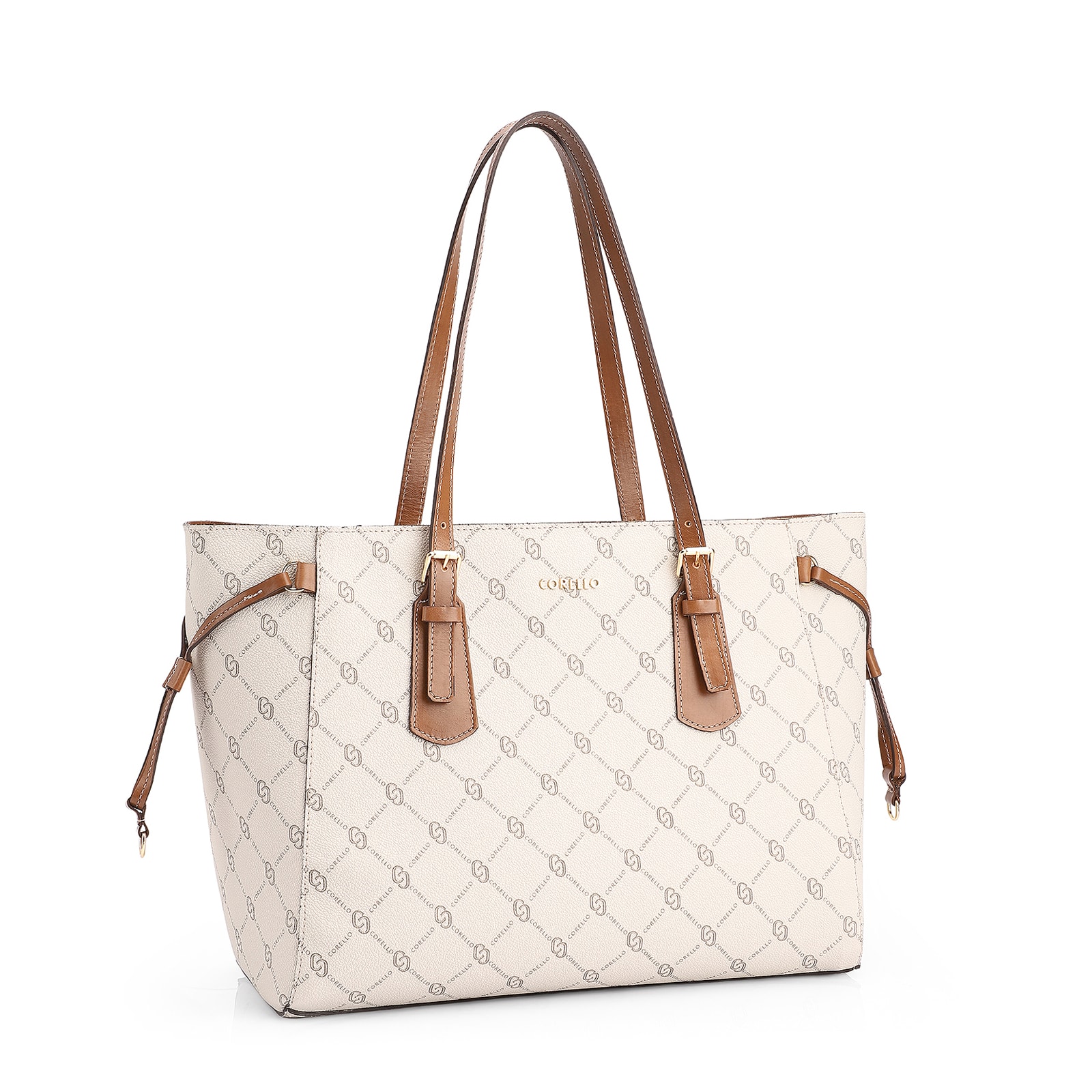 Bolsa Sacola Alt Monograma Off White