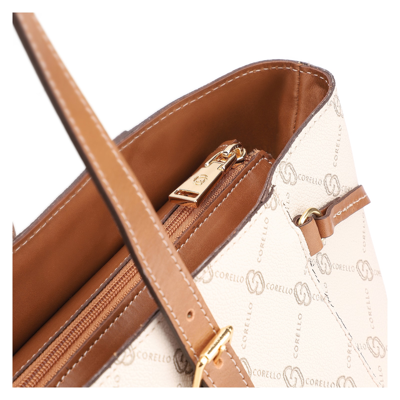 Bolsa Sacola Alt Monograma Off White